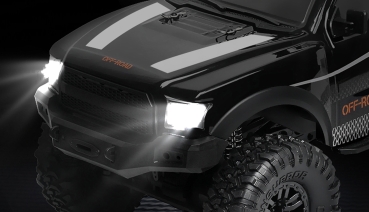 22593 Dirt Climbing PickUp Crawler 4WD 1:10 RTR schwarz